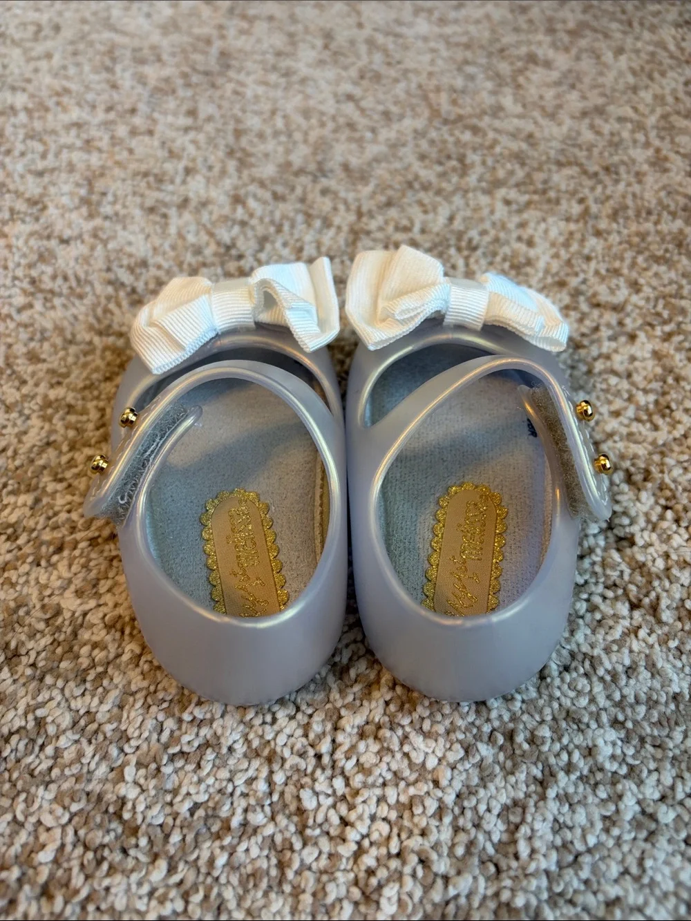 MINI MELISSA - My First Mini Melissa Jelly Flats - Size 3 NWOT NEVER WORN